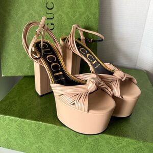 Gucci Women's Nude Platform Heels